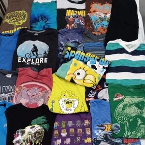 Size 8 Kids Graphic T-Shirt Collection